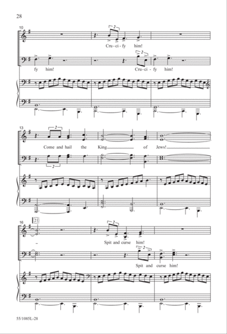 Out of the Shadows (Digital Download) 4-Part scores gallery preview page 28