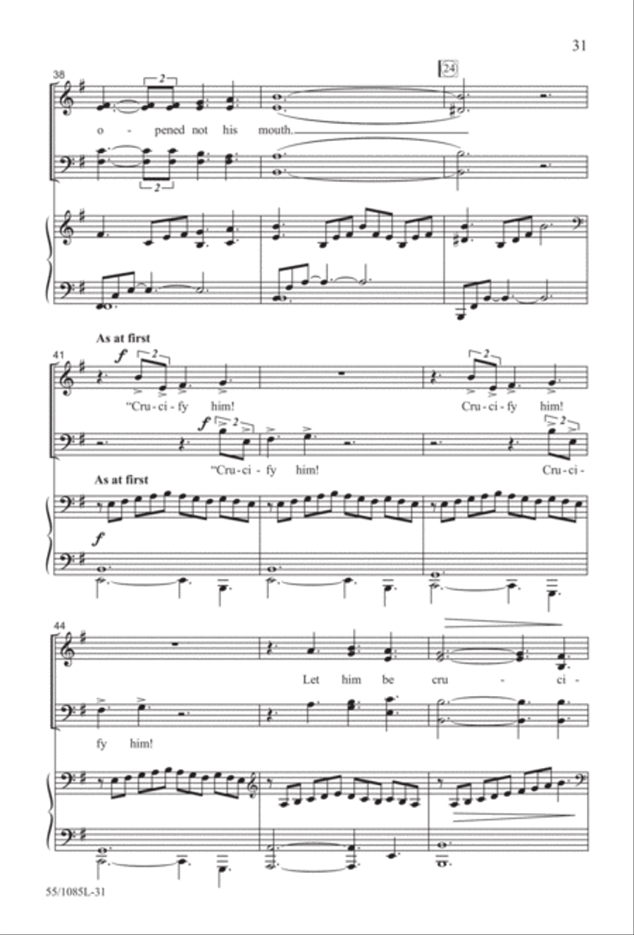 Out of the Shadows (Digital Download) 4-Part scores gallery preview page 31