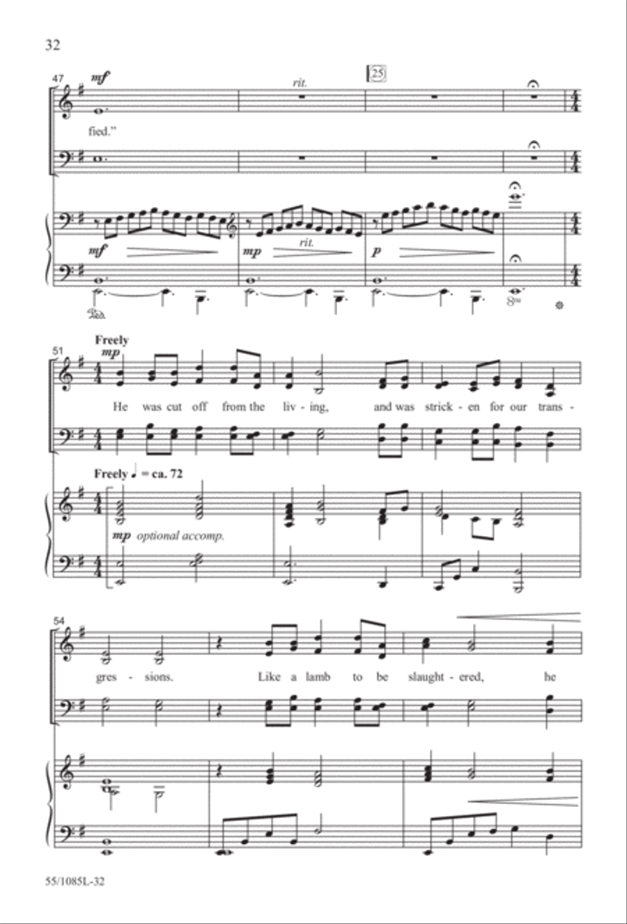 Out of the Shadows (Digital Download) 4-Part scores gallery preview page 32