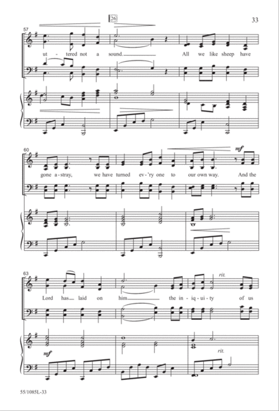 Out of the Shadows (Digital Download) 4-Part scores gallery preview page 33