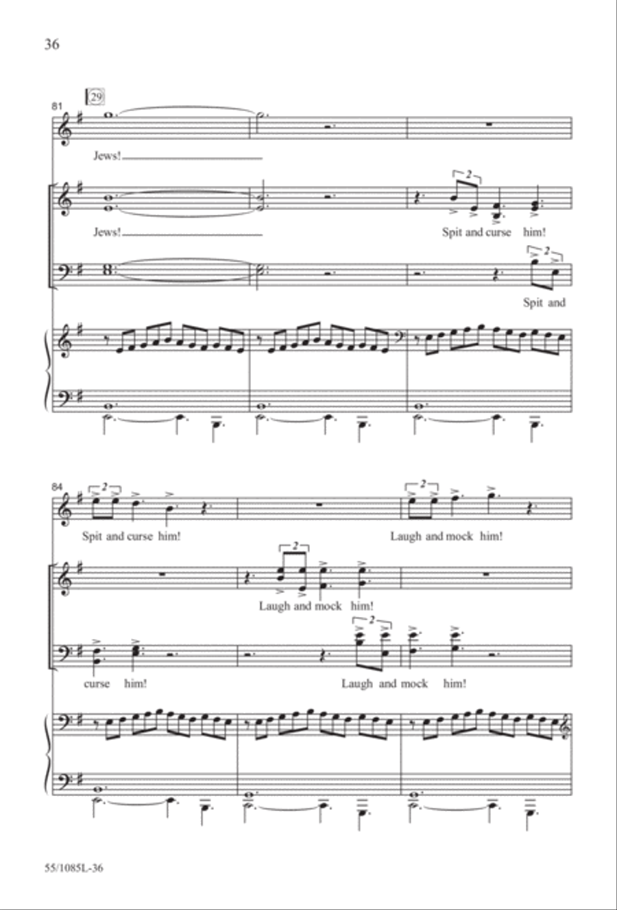 Out of the Shadows (Digital Download) 4-Part scores gallery preview page 36