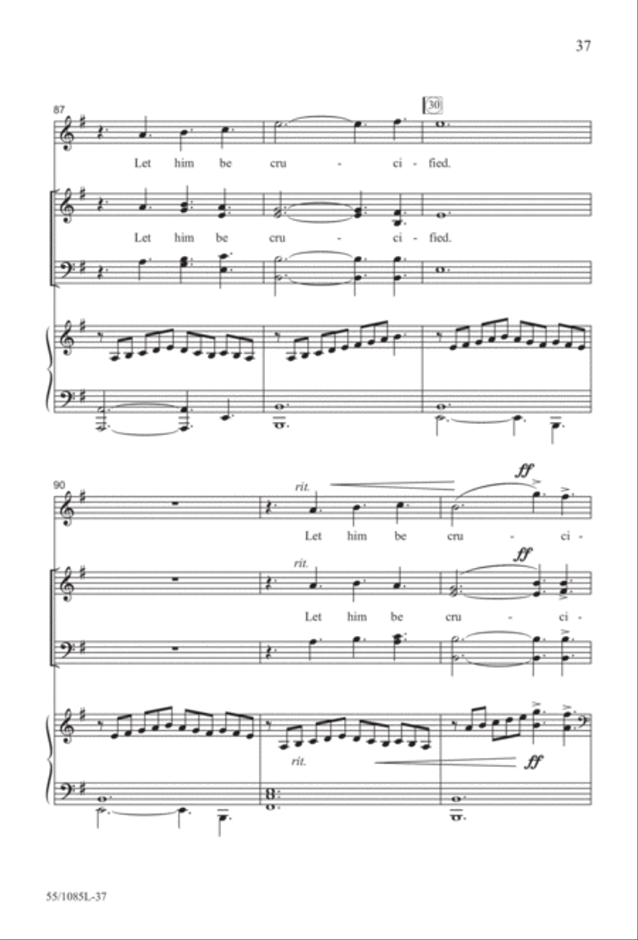 Out of the Shadows (Digital Download) 4-Part scores gallery preview page 37