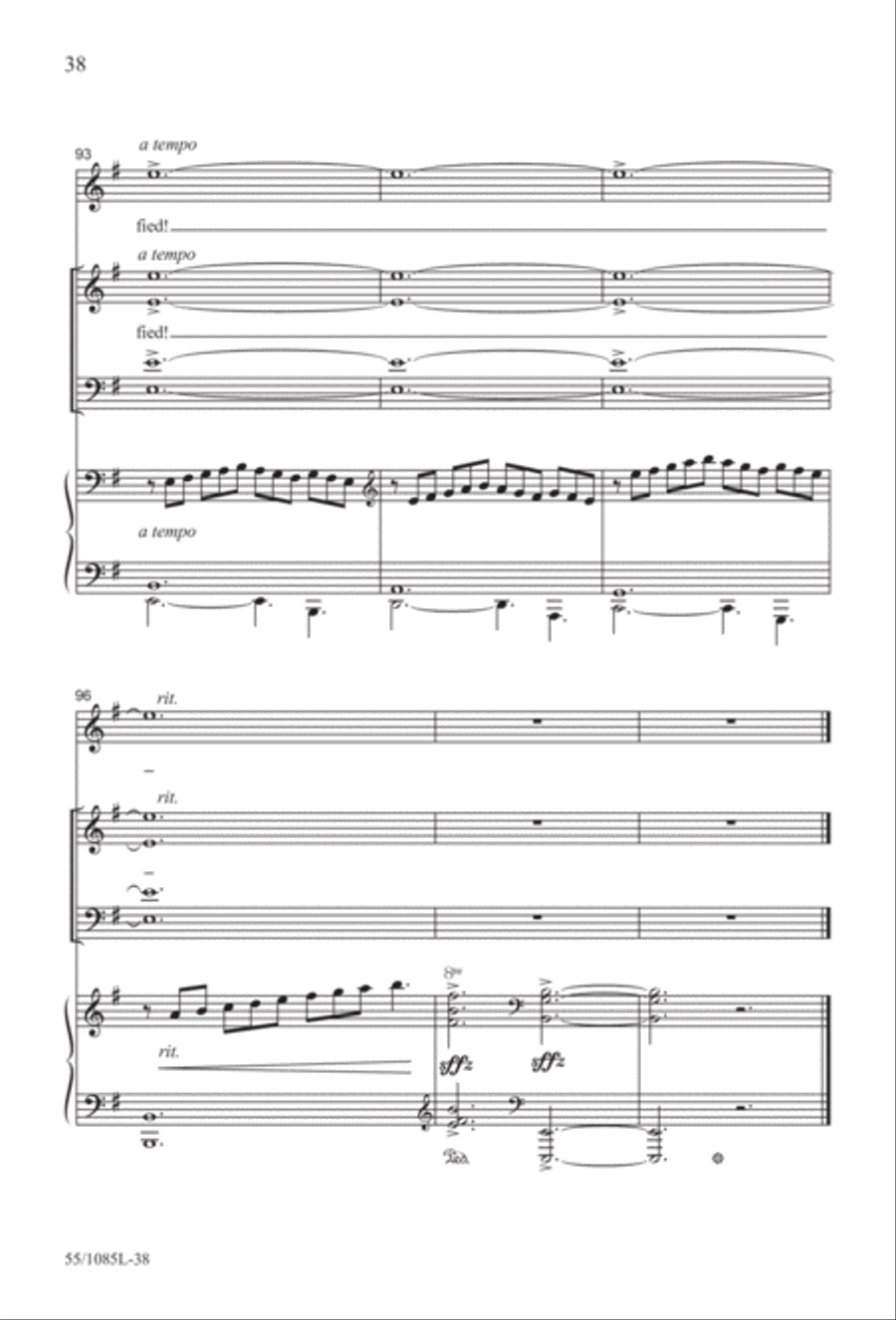 Out of the Shadows (Digital Download) 4-Part scores gallery preview page 38