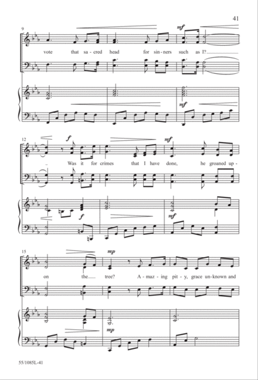 Out of the Shadows (Digital Download) 4-Part scores gallery preview page 41