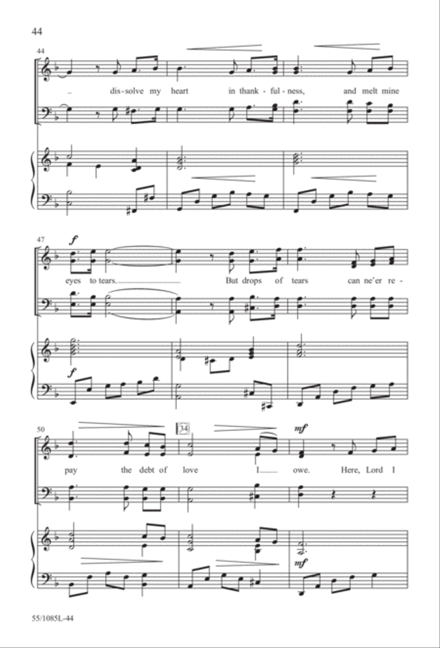 Out of the Shadows (Digital Download) 4-Part scores gallery preview page 44