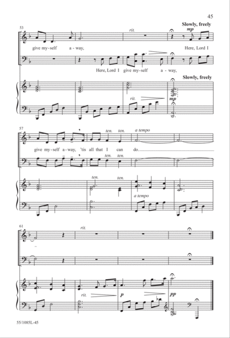 Out of the Shadows (Digital Download) 4-Part scores gallery preview page 45