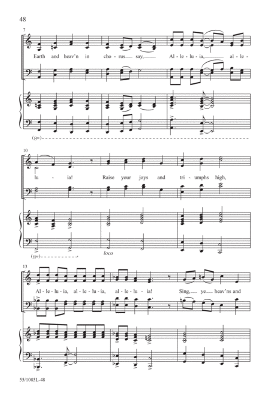 Out of the Shadows (Digital Download) 4-Part scores gallery preview page 48