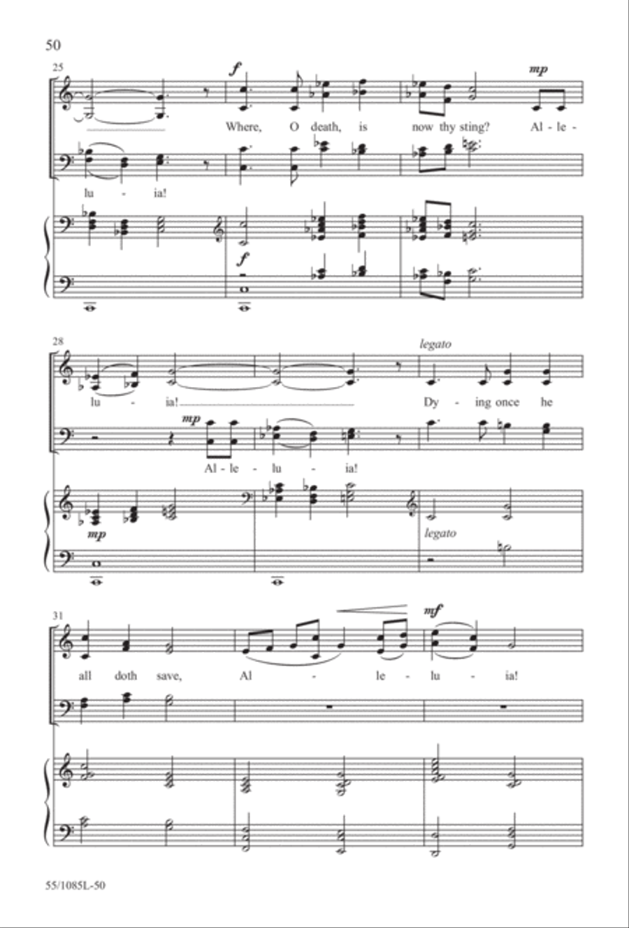 Out of the Shadows (Digital Download) 4-Part scores gallery preview page 50