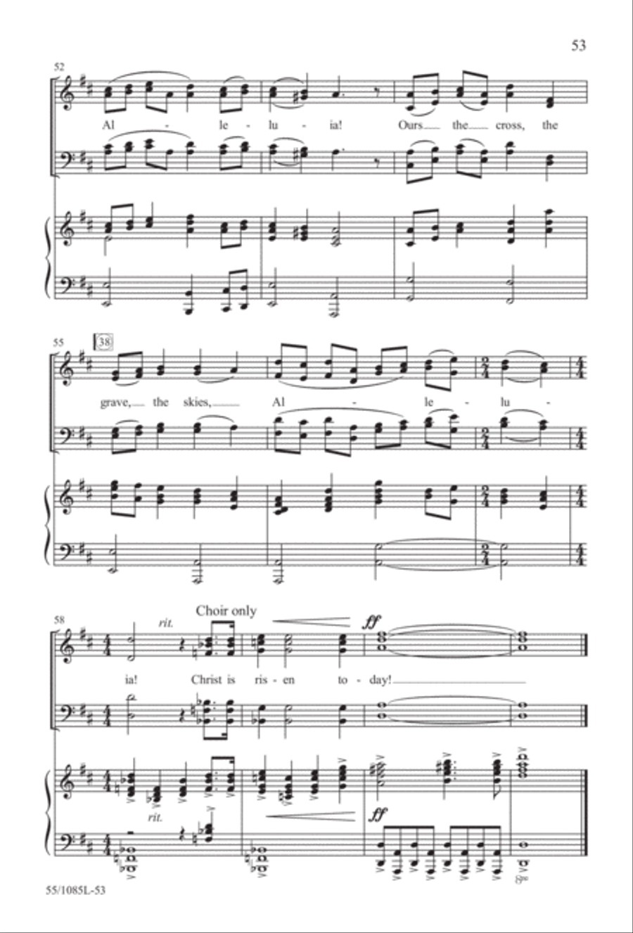 Out of the Shadows (Digital Download) 4-Part scores gallery preview page 53