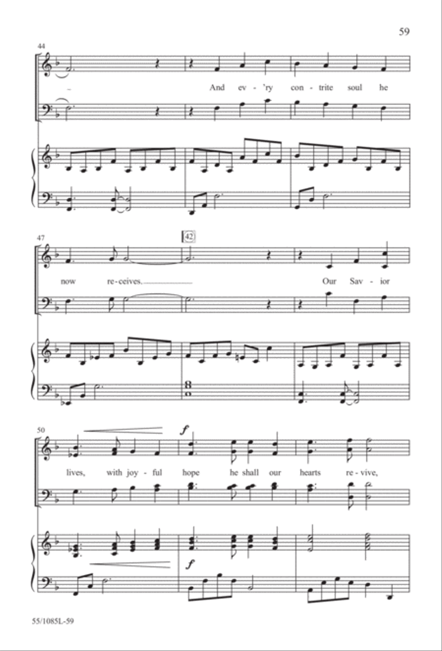 Out of the Shadows (Digital Download) 4-Part scores gallery preview page 59