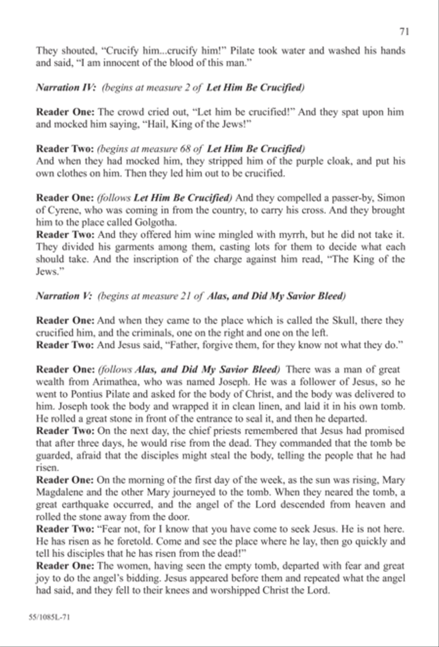 Out of the Shadows (Digital Download) 4-Part scores gallery preview page 71