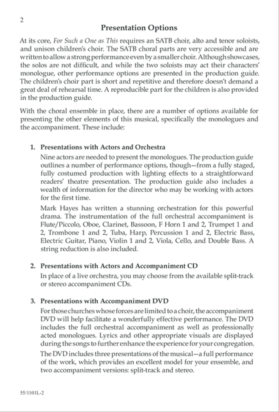 For Such a One as This (Digital Download) 4-Part scores gallery preview page 2