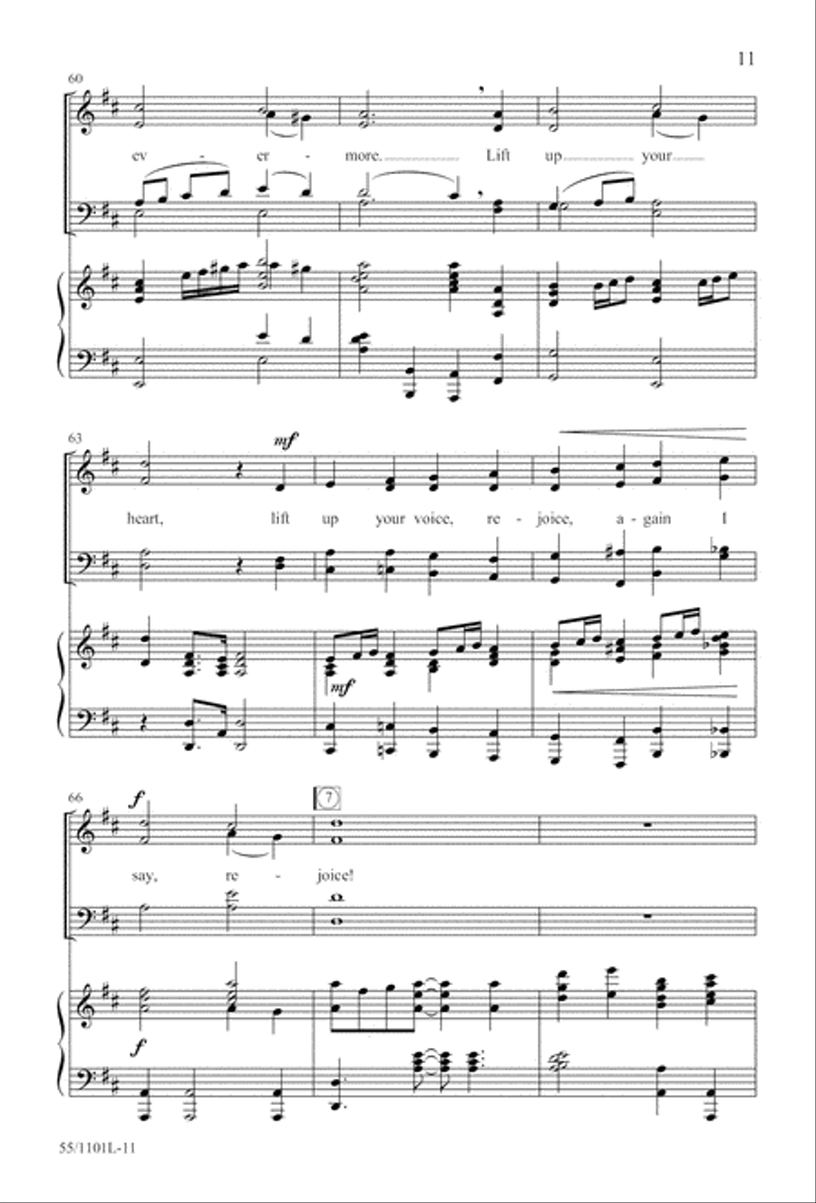 For Such a One as This (Digital Download) 4-Part scores gallery preview page 11