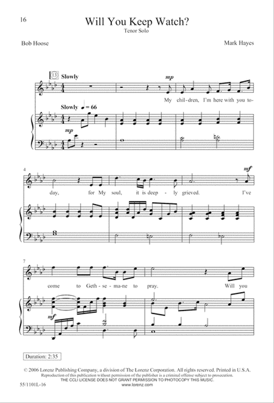 For Such a One as This (Digital Download) 4-Part scores gallery preview page 16