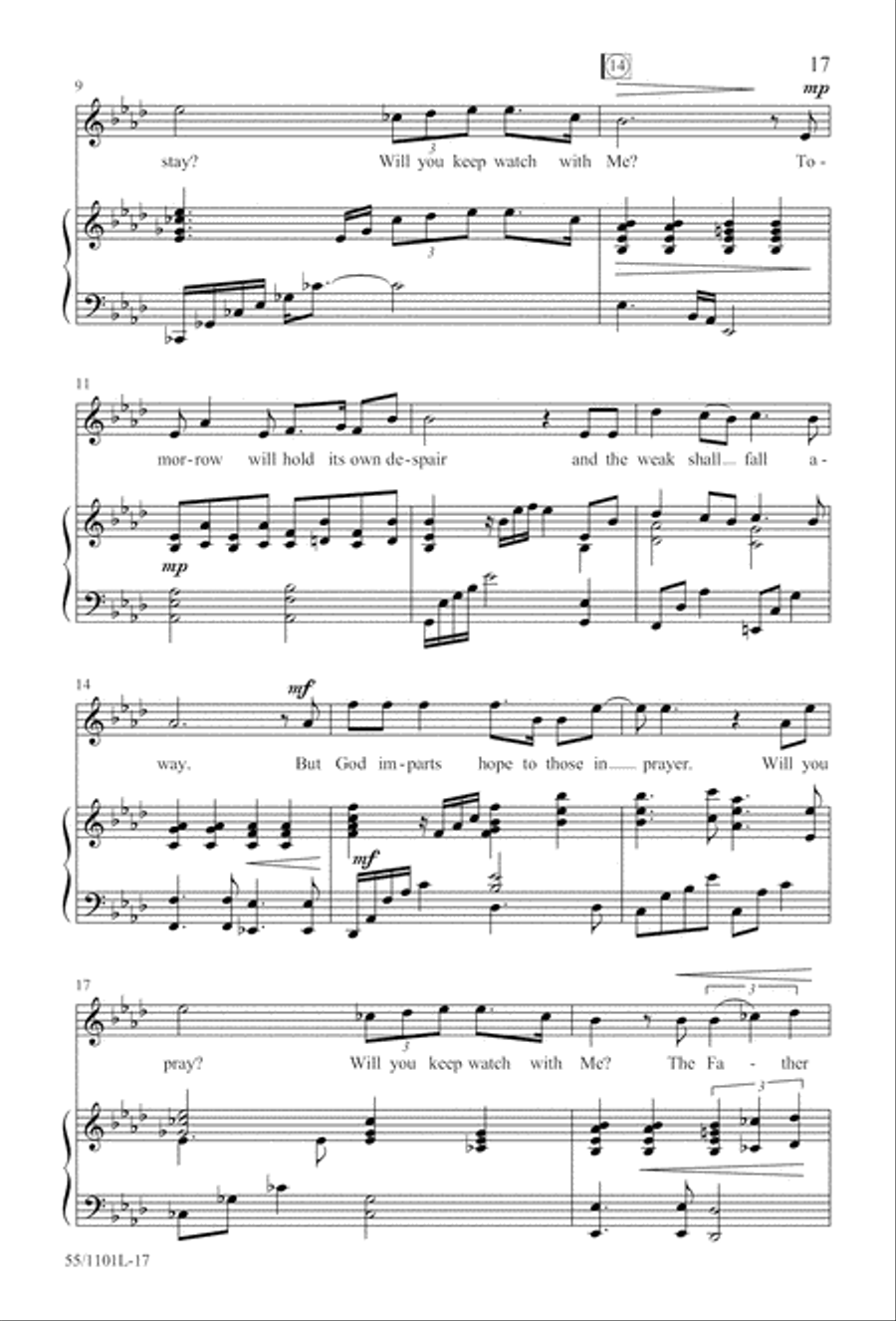 For Such a One as This (Digital Download) 4-Part scores gallery preview page 17