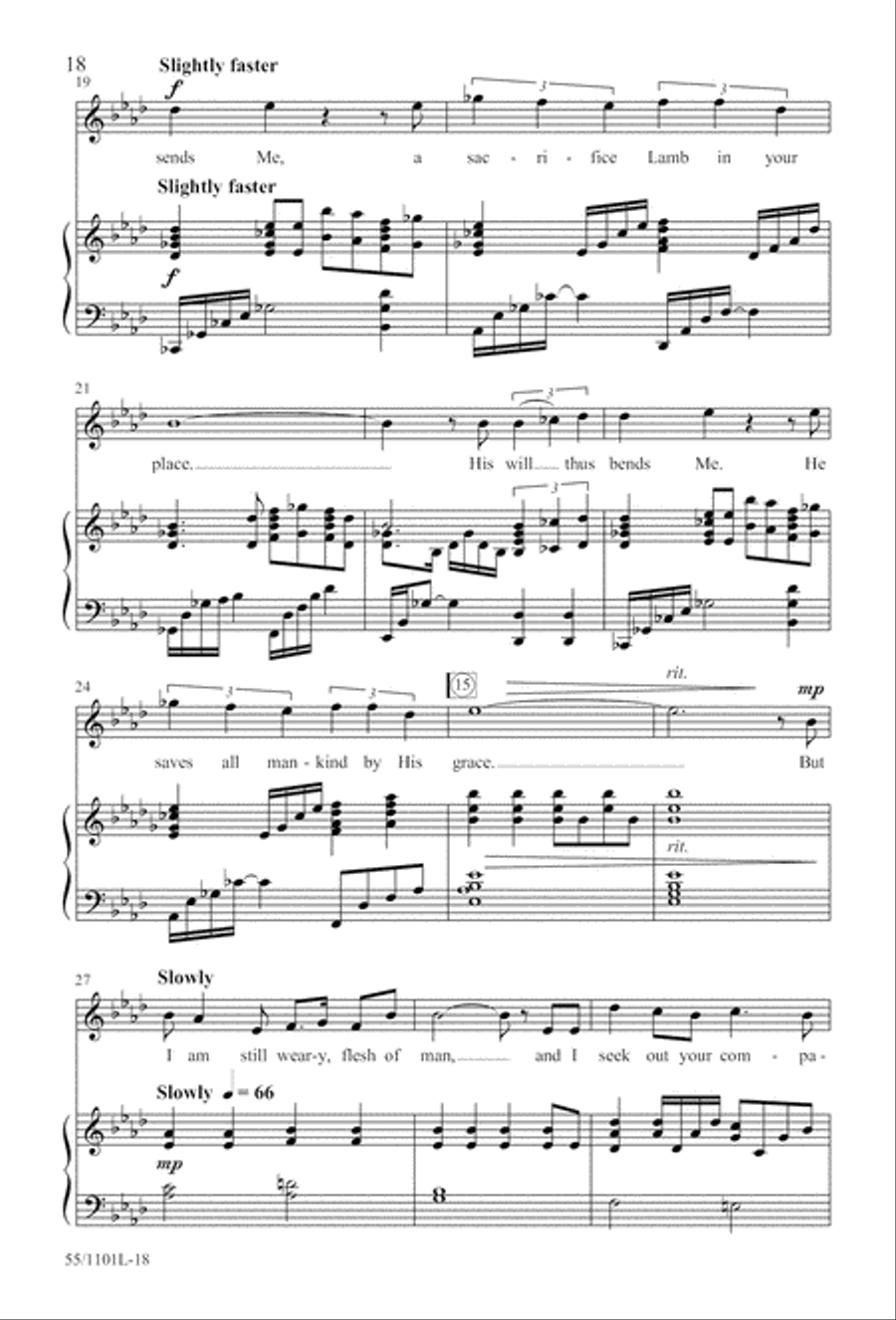 For Such a One as This (Digital Download) 4-Part scores gallery preview page 18