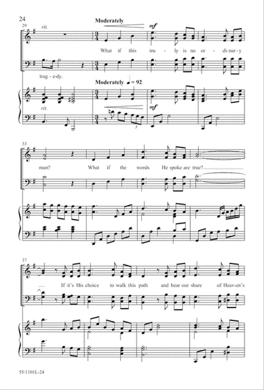 For Such a One as This (Digital Download) 4-Part scores gallery preview page 24