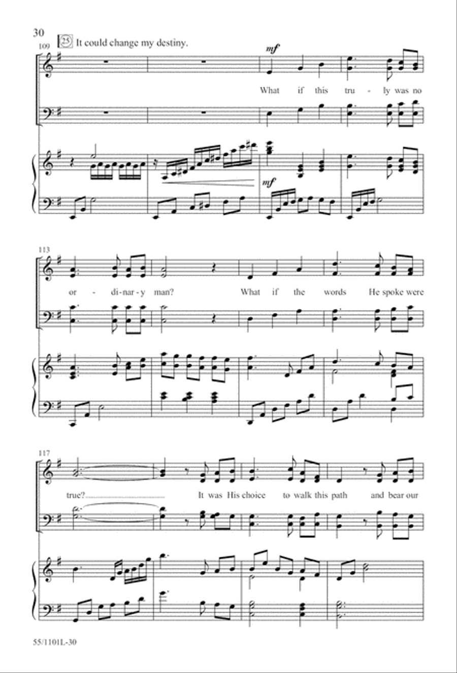 For Such a One as This (Digital Download) 4-Part scores gallery preview page 30