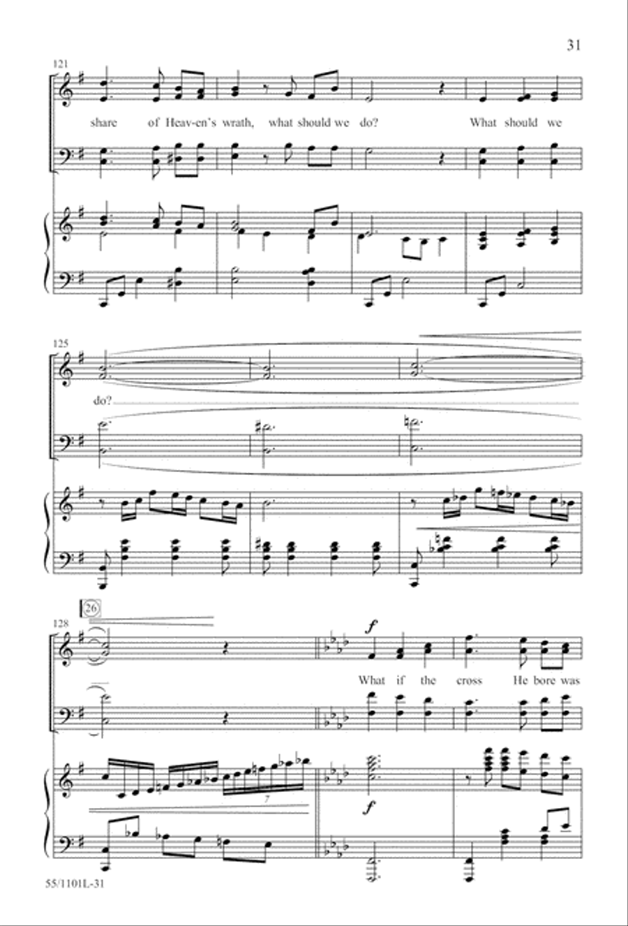 For Such a One as This (Digital Download) 4-Part scores gallery preview page 31