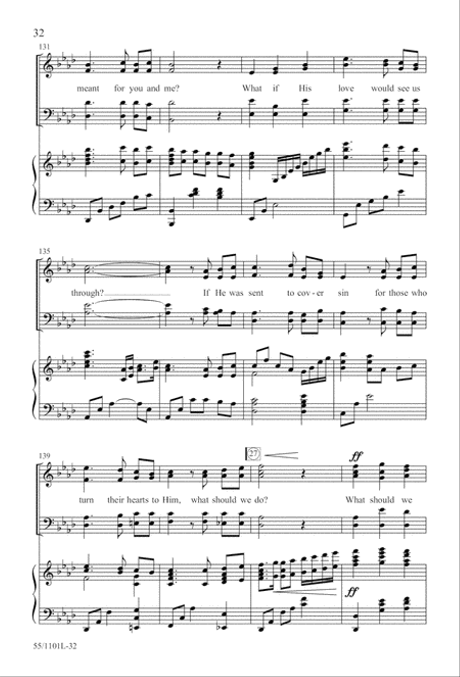For Such a One as This (Digital Download) 4-Part scores gallery preview page 32