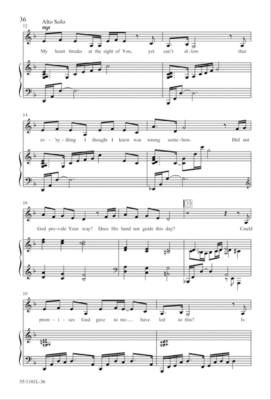 For Such a One as This (Digital Download) 4-Part scores gallery preview page 36