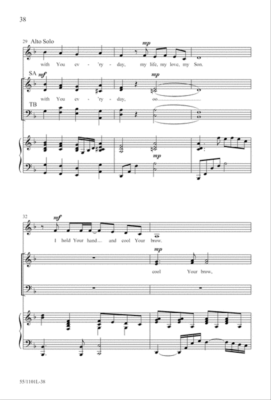 For Such a One as This (Digital Download) 4-Part scores gallery preview page 38
