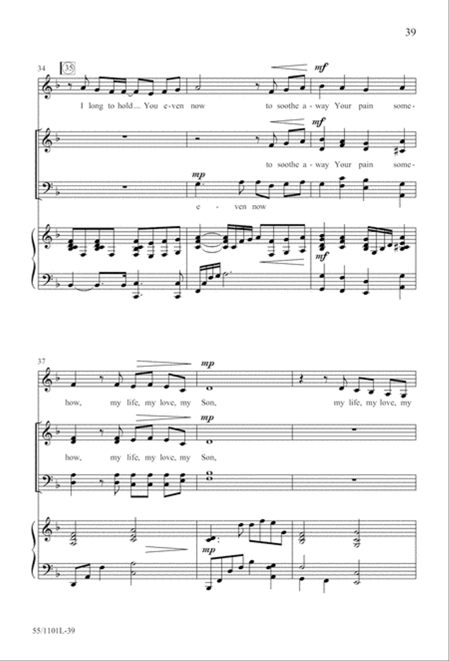 For Such a One as This (Digital Download) 4-Part scores gallery preview page 39