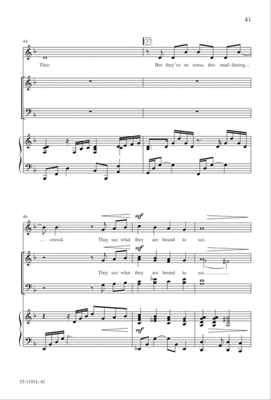 For Such a One as This (Digital Download) 4-Part scores gallery preview page 41