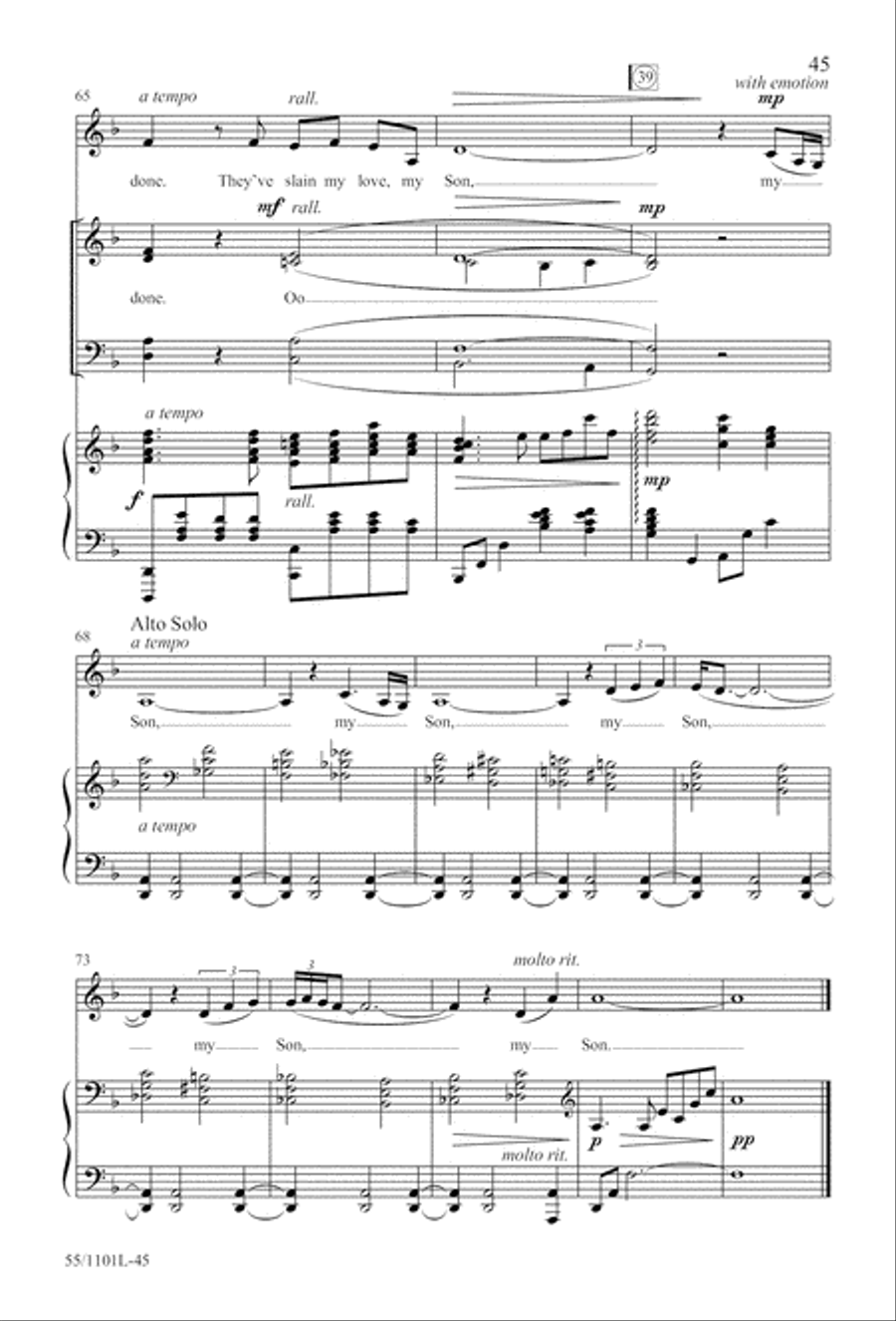 For Such a One as This (Digital Download) 4-Part scores gallery preview page 45