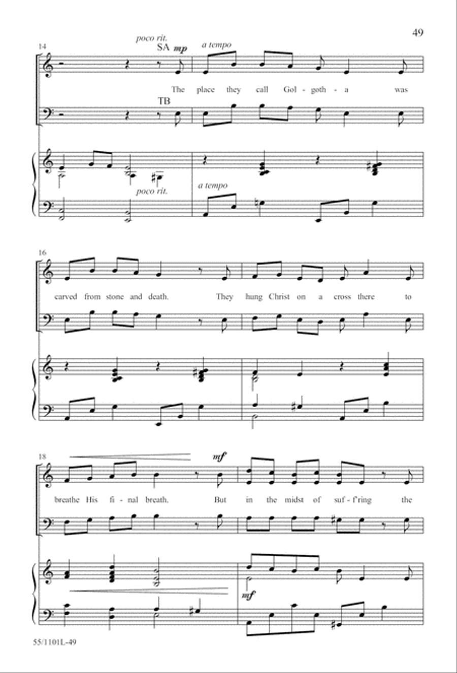 For Such a One as This (Digital Download) 4-Part scores gallery preview page 49
