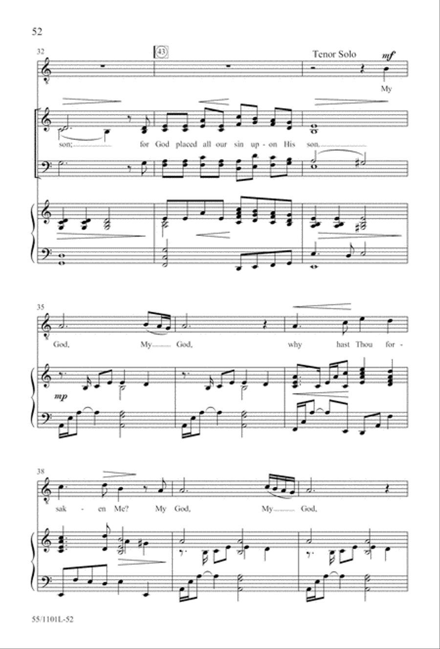 For Such a One as This (Digital Download) 4-Part scores gallery preview page 52