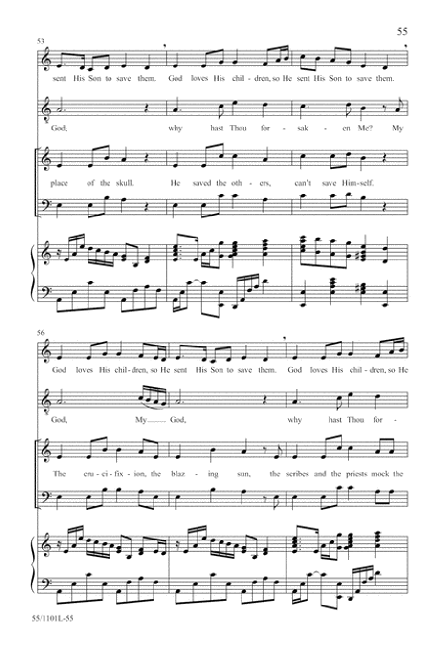 For Such a One as This (Digital Download) 4-Part scores gallery preview page 55