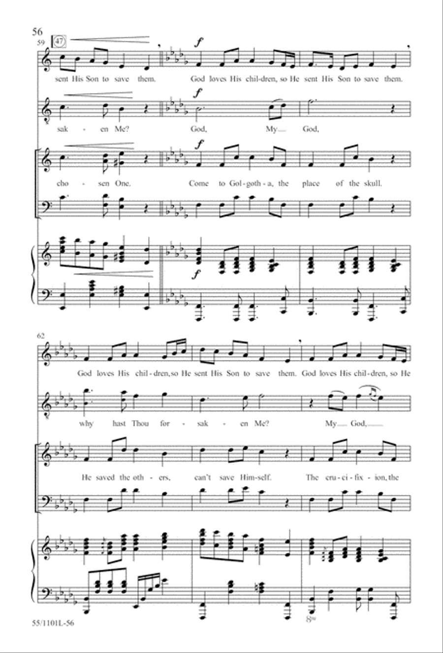 For Such a One as This (Digital Download) 4-Part scores gallery preview page 56