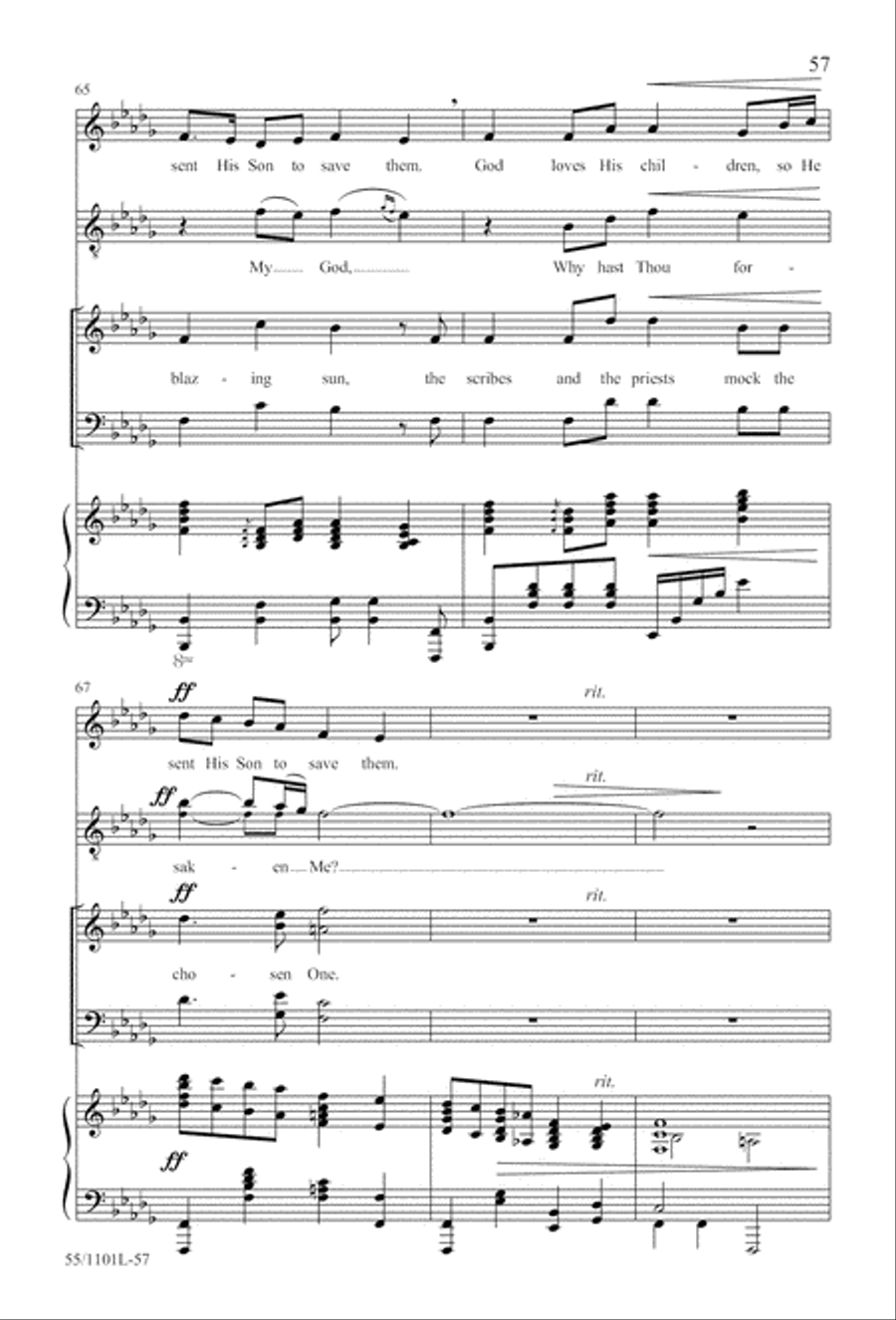 For Such a One as This (Digital Download) 4-Part scores gallery preview page 57