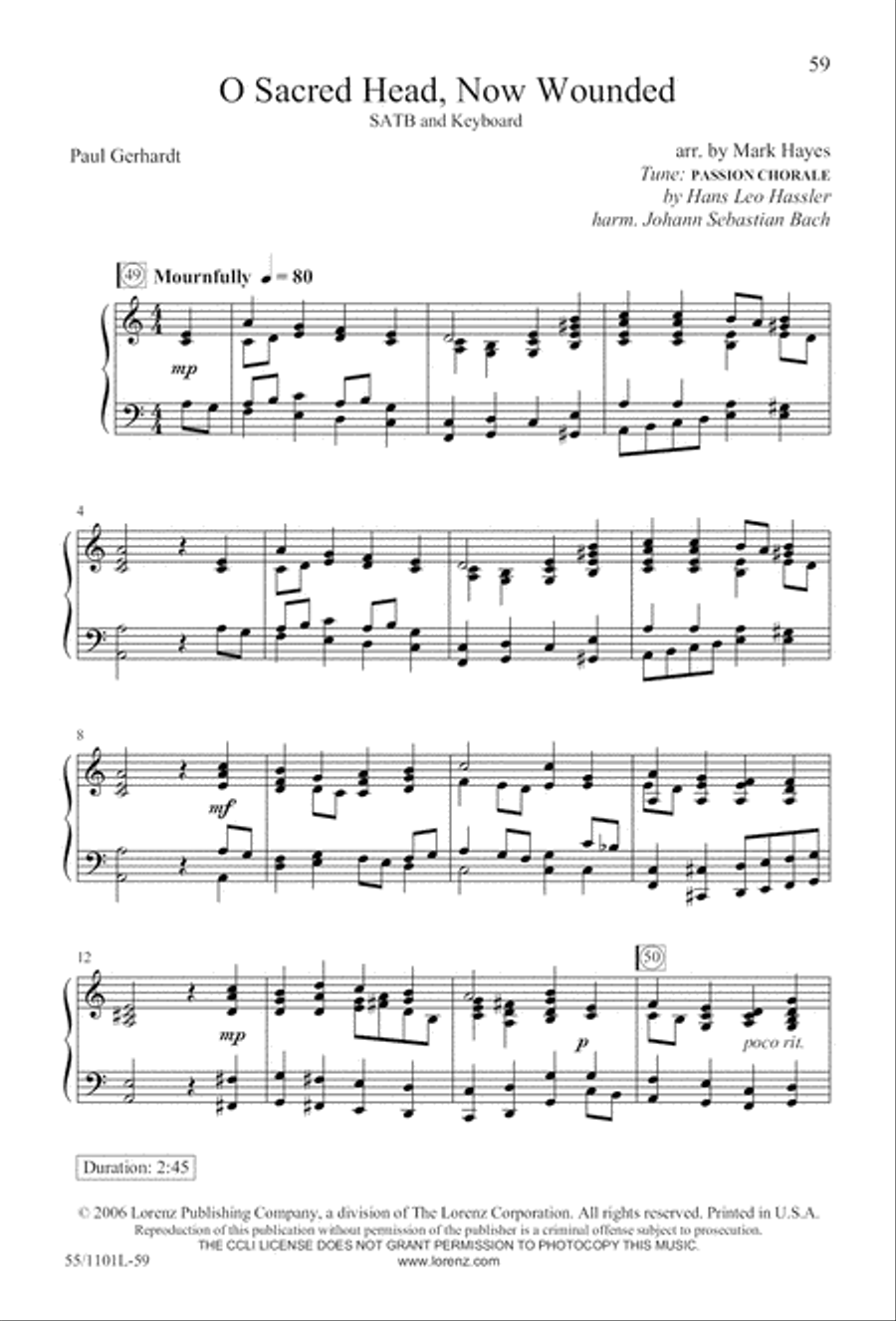 For Such a One as This (Digital Download) 4-Part scores gallery preview page 59