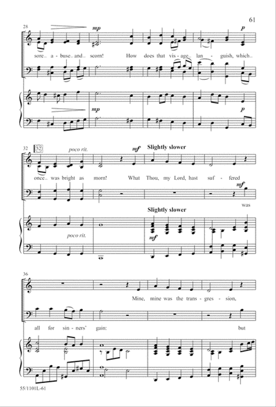 For Such a One as This (Digital Download) 4-Part scores gallery preview page 61