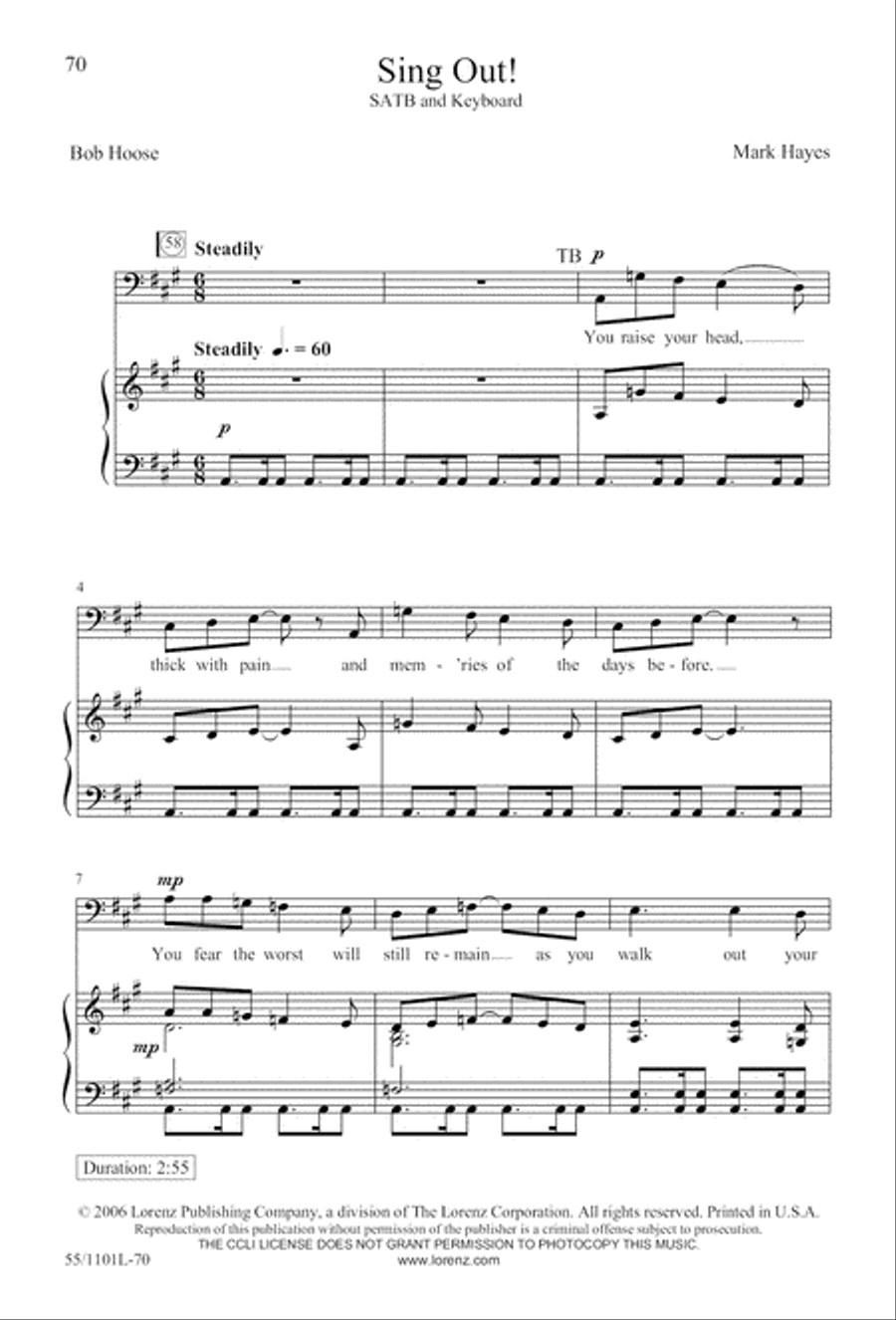 For Such a One as This (Digital Download) 4-Part scores gallery preview page 70
