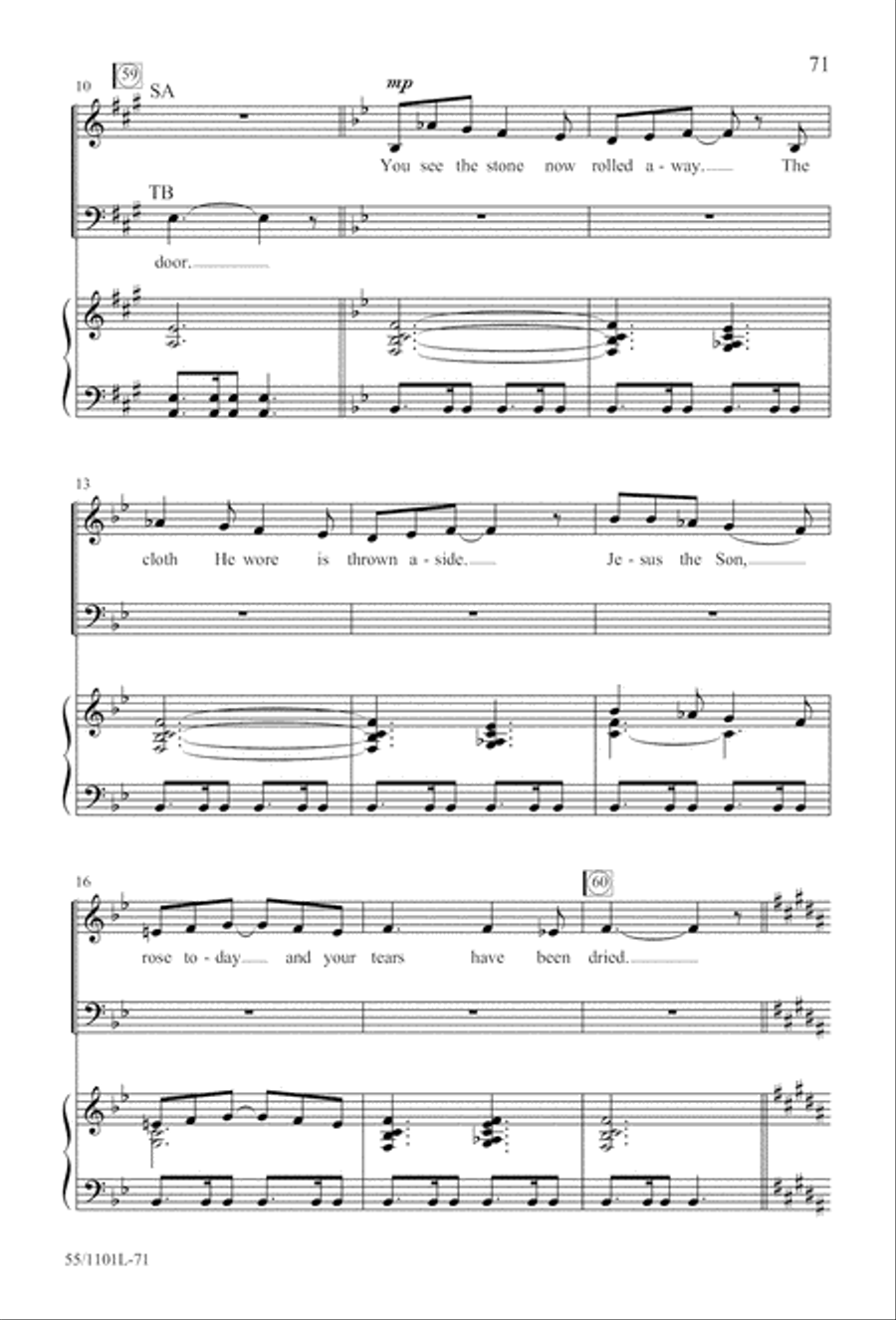 For Such a One as This (Digital Download) 4-Part scores gallery preview page 71