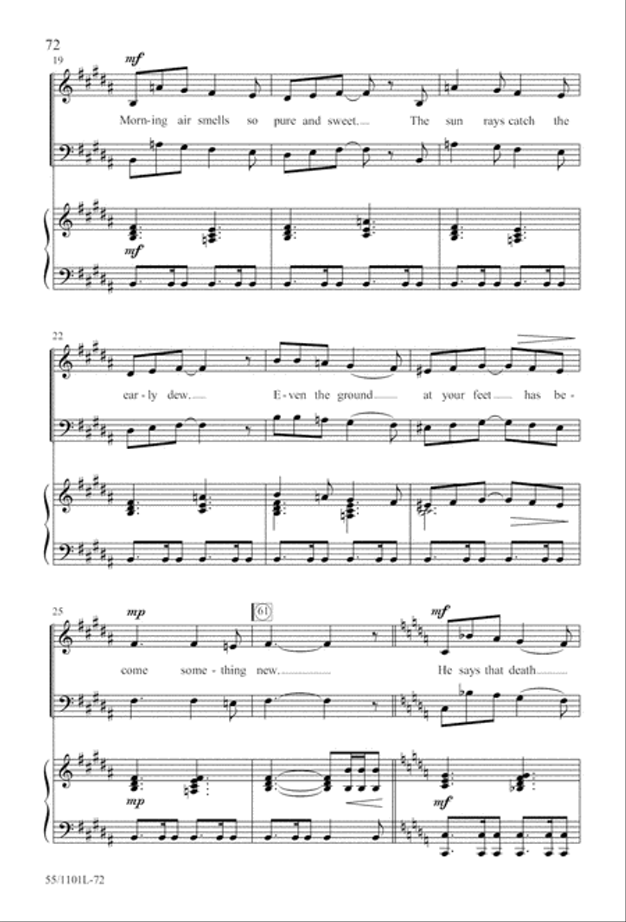For Such a One as This (Digital Download) 4-Part scores gallery preview page 72