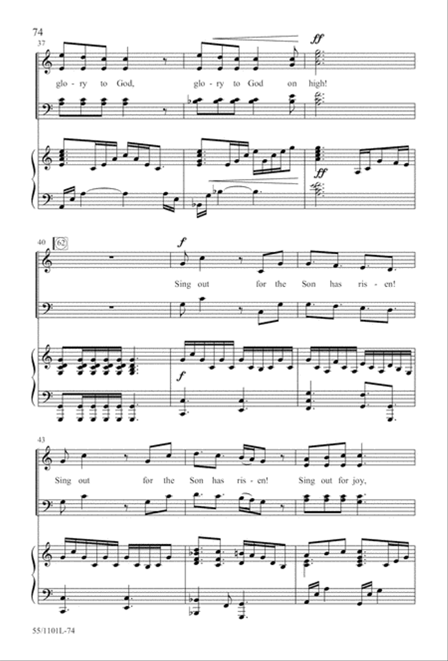 For Such a One as This (Digital Download) 4-Part scores gallery preview page 74