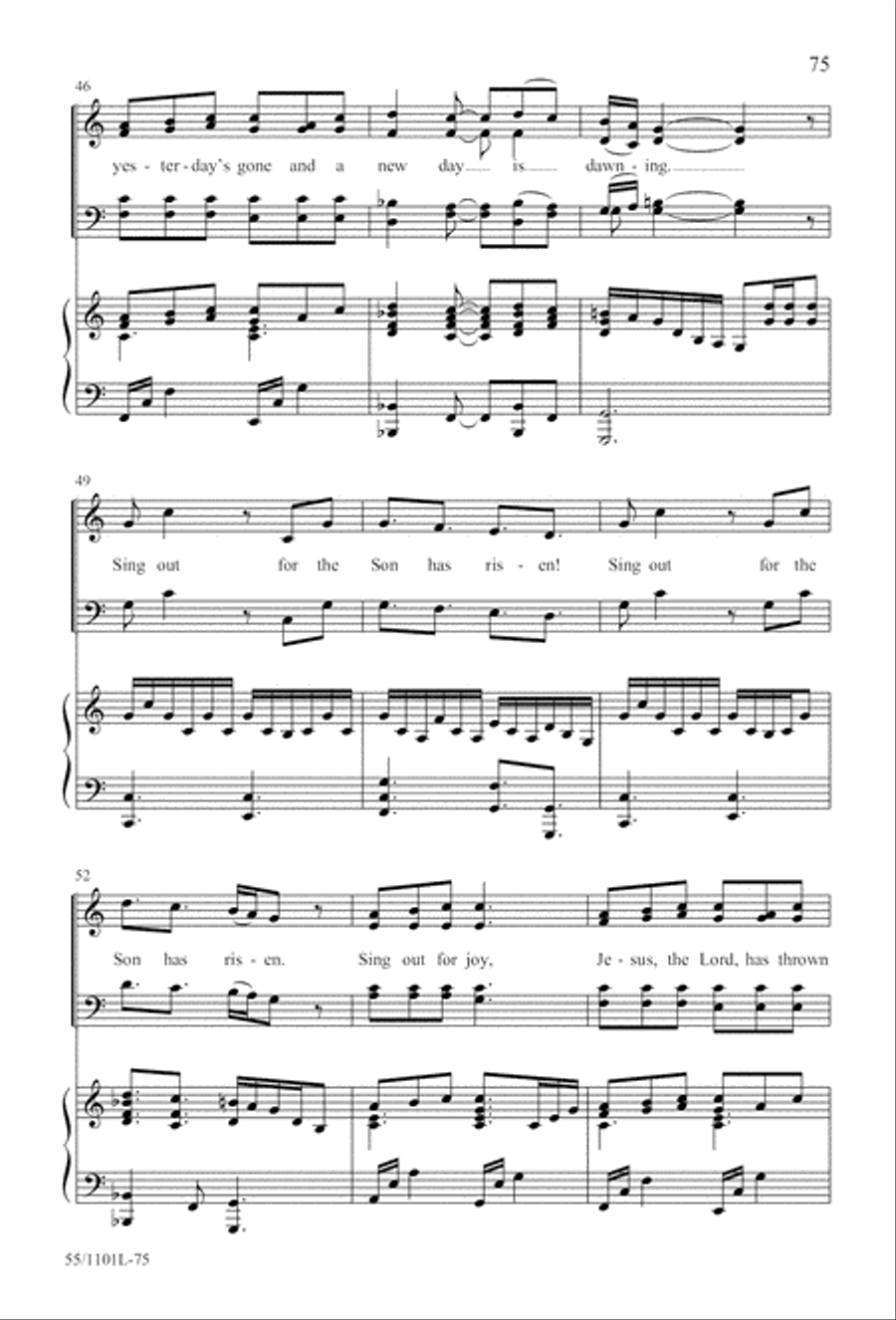 For Such a One as This (Digital Download) 4-Part scores gallery preview page 75