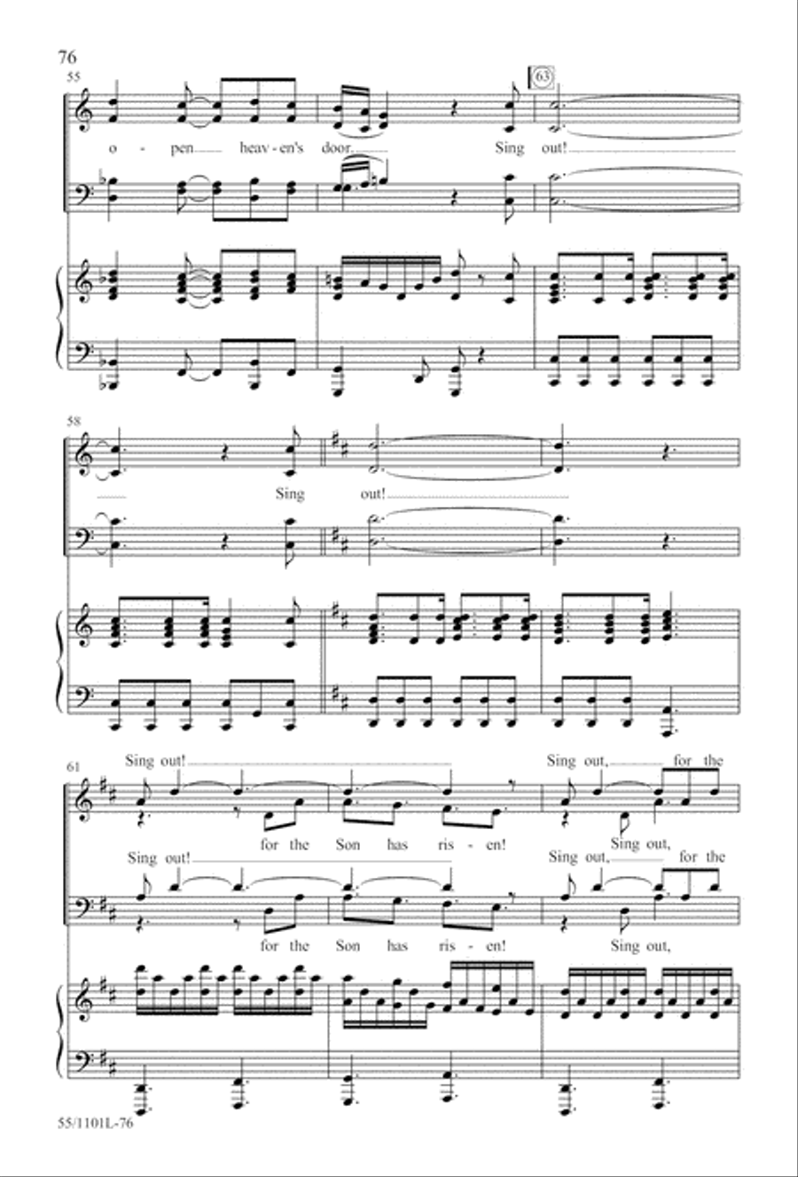 For Such a One as This (Digital Download) 4-Part scores gallery preview page 76