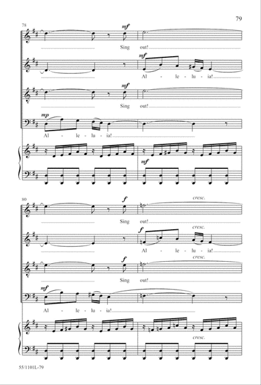 For Such a One as This (Digital Download) 4-Part scores gallery preview page 79