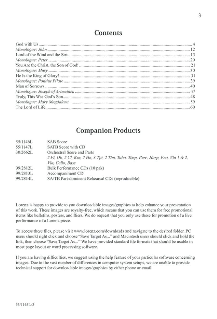 Who Do You Say That I Am? (Digital Download) 4-Part scores gallery preview page 3