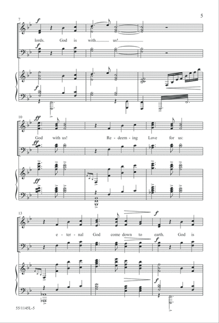 Who Do You Say That I Am? (Digital Download) 4-Part scores gallery preview page 5