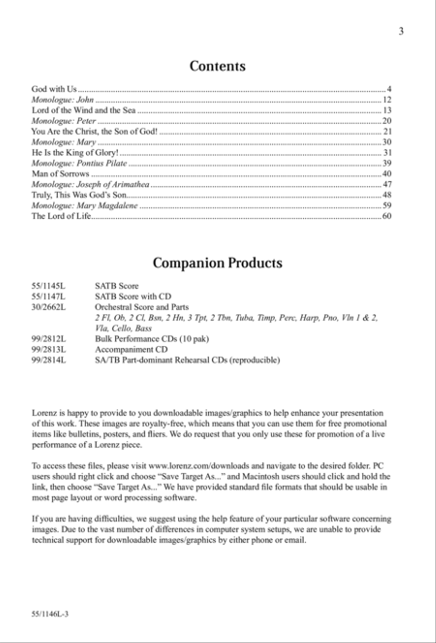 Who Do You Say That I Am? (Digital Download) 3-Part scores gallery preview page 3