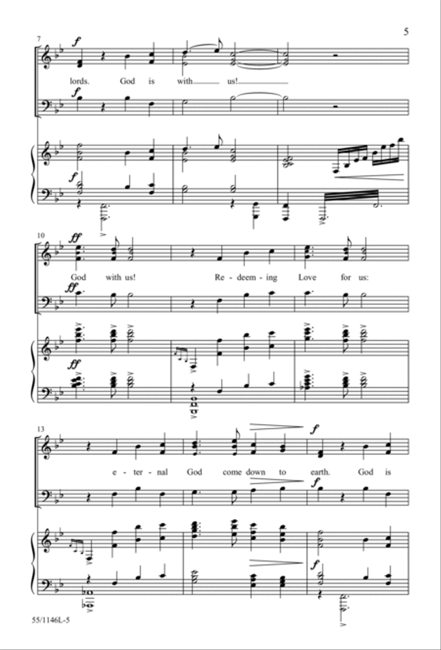 Who Do You Say That I Am? (Digital Download) 3-Part scores gallery preview page 5