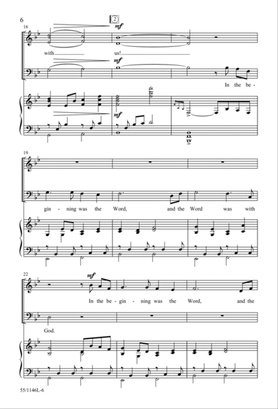 Who Do You Say That I Am? (Digital Download) 3-Part scores gallery preview page 6