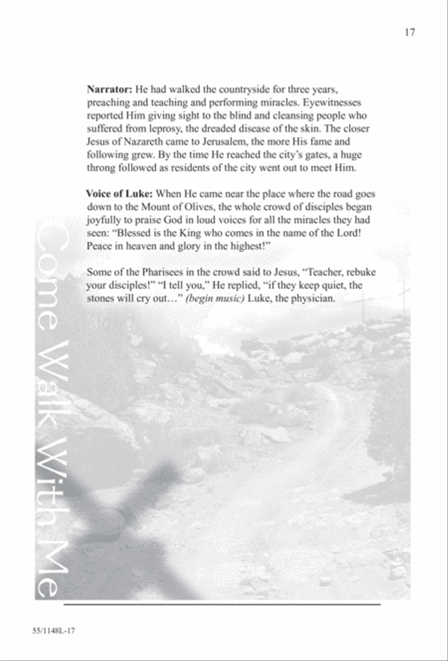 Come Walk With Me (Digital Download) 4-Part scores gallery preview page 17