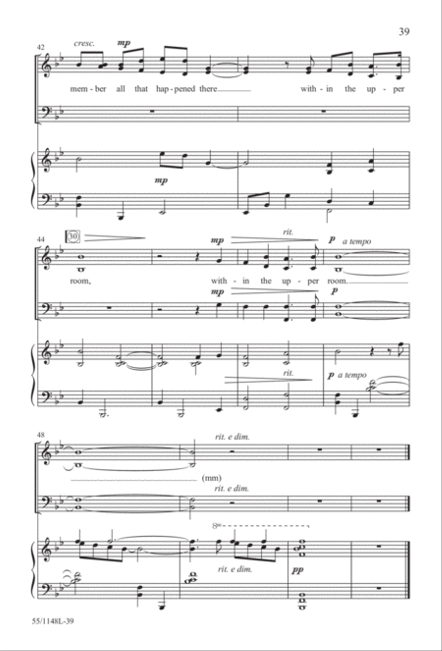 Come Walk With Me (Digital Download) 4-Part scores gallery preview page 39